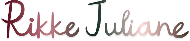 Rikke juliane written in my handwriting